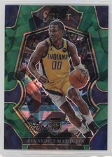 2022-23 Panini Select Premier Level Green Ice Prizm Bennedict Mathurin Rookie RC