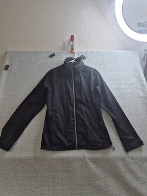 Columbia Switchback III Waterproof Jacket Women Large Black Vented Back Full Zip