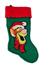 Vintage Y2K Tigger Christmas Stocking Disney Winnie the Pooh Felt 17 in