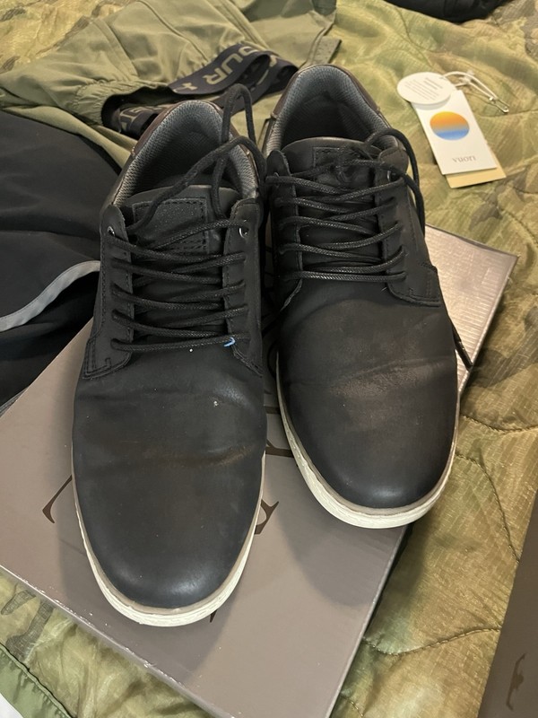 Crown Vintage Mens CR-EDSUL Black Lace Up Oxford Dress Shoes - Size 11M