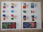 Japan Stamp First Day Cover Greetings Gems ＆ Minerals 2 Covers Large format 2022