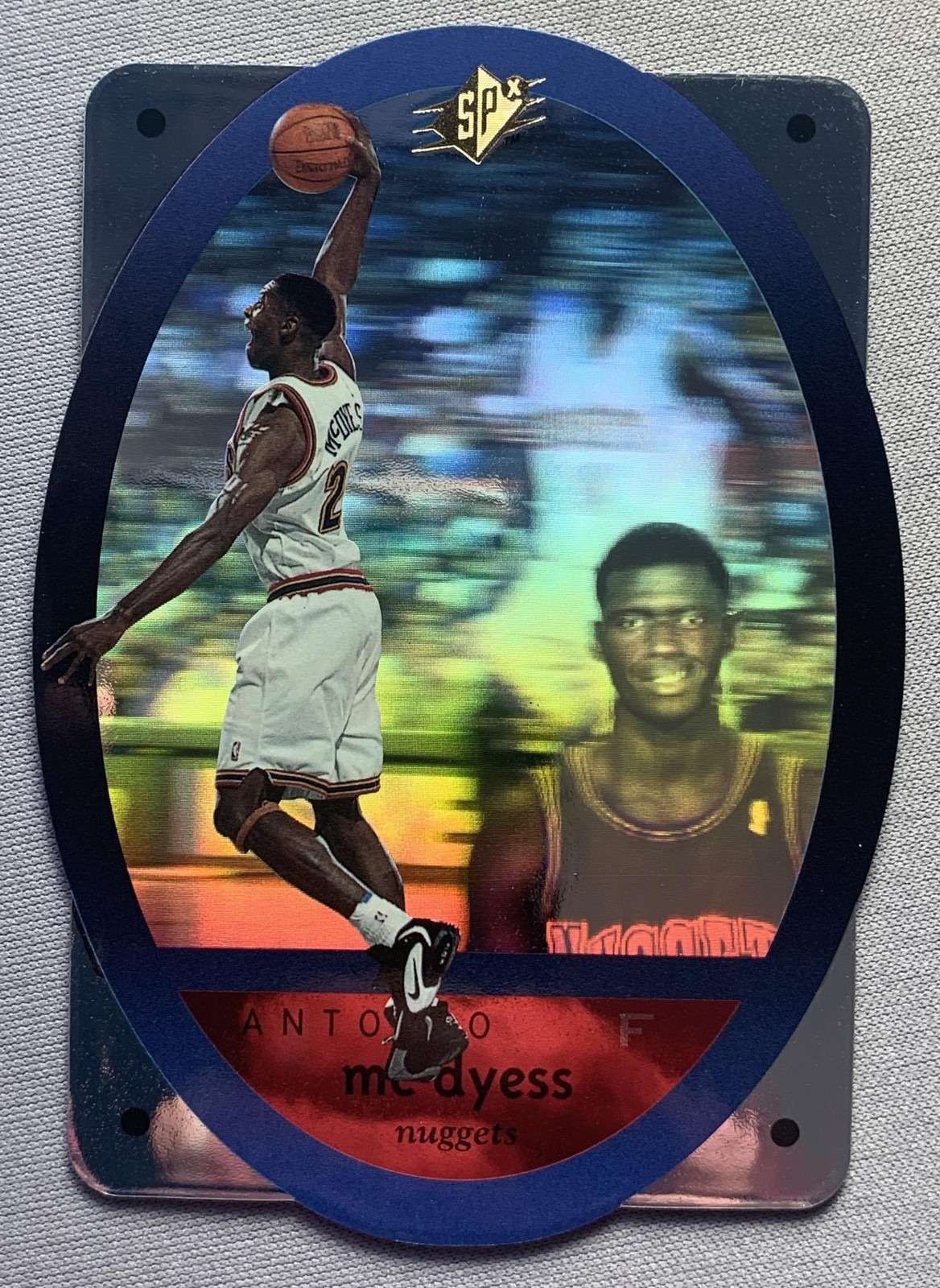 1996 SPx #13 Antonio McDyess Denver Nuggets Basketball Card