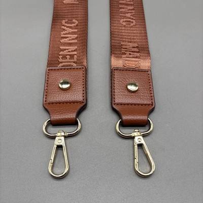 Steve Madden NYC Replacement Bag Strap Brown Logo Adjustable