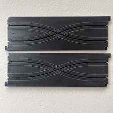 2 Pcs Aurora 2524 9 Crisscross Straight Slot Car Track