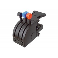 Leviers d ace de bloc de vol pour simulation professionnelle Logitech Noir