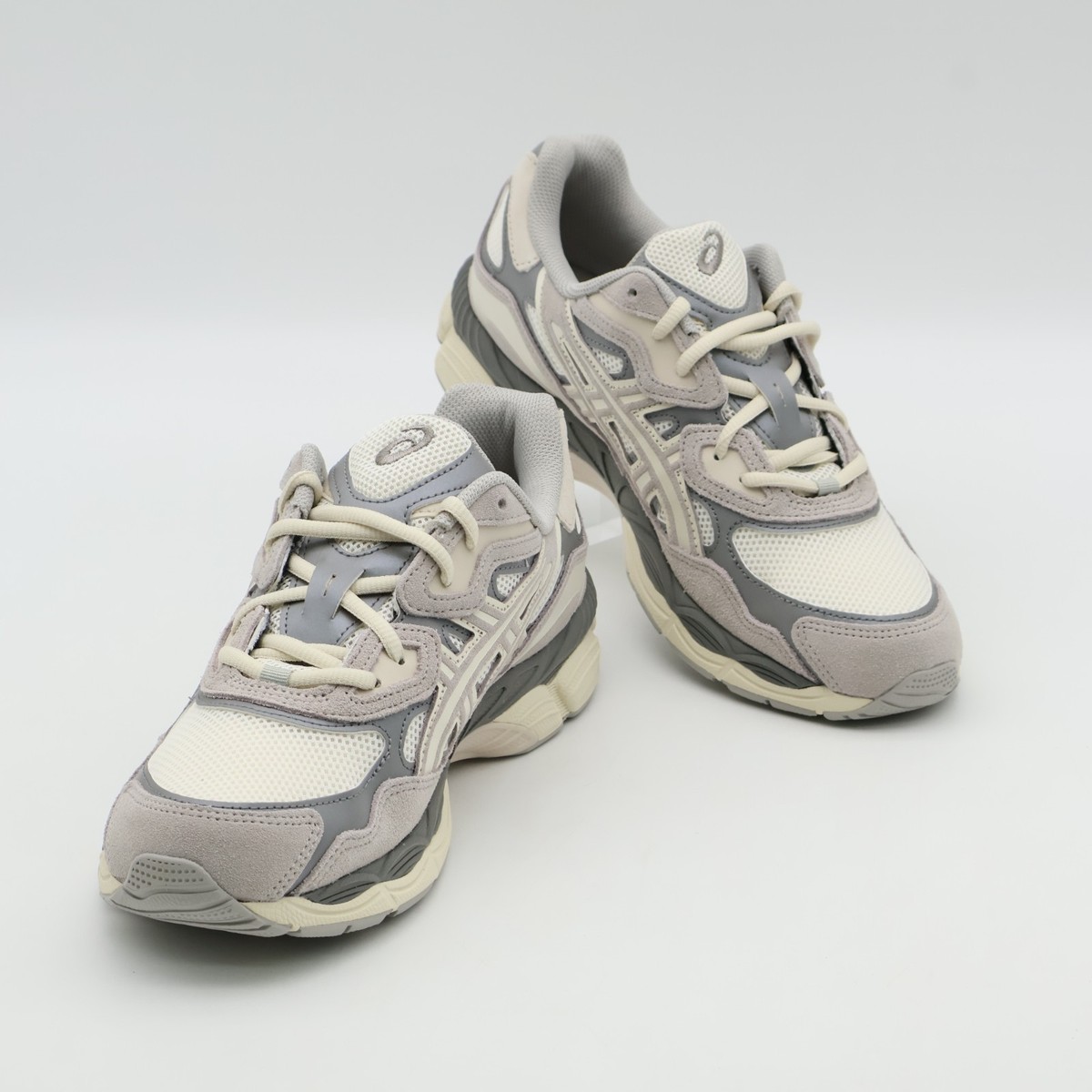 1201A789-103 Asics GEL-NYC Oyster Grey Cream Charcoal Gray