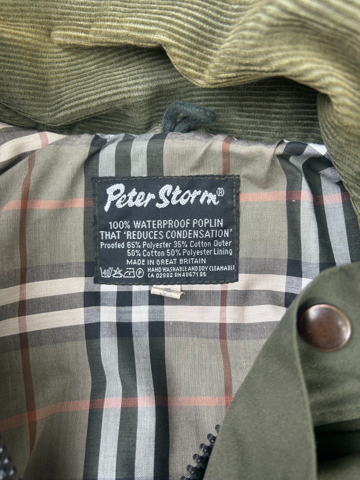 men 90s PETER STORM w/p poplin jacket - size M great condition & rare ! image 5
