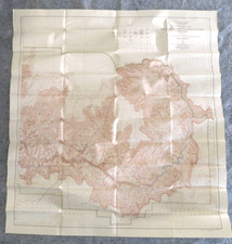 Original 1927 Grand Canyon National Park USGS Topographic Map ARIZONA East Half