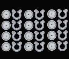 Clip Copripiumino Ferma Piumino Fissaggio Trapunta Piumone Sacco Letto 3,5cm Set