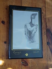 Robert Heindel' Phantom of the Opera' Vintage Art Print 22"x14" Framed