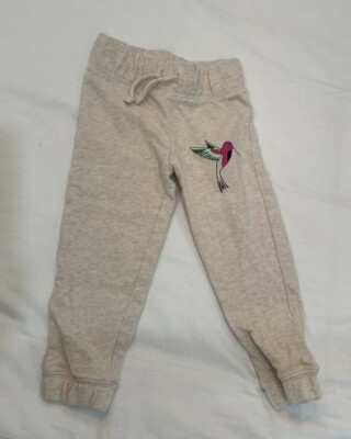 Toddler Girls Beige BOB DER BAR Drawstring Jogger Sweatpants - Size 3T