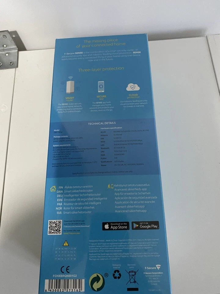 F-Secure SENSE Wireless Wi-Fi Router Antivirus Internet Security Firewall Sealed - Image 3 of 4
