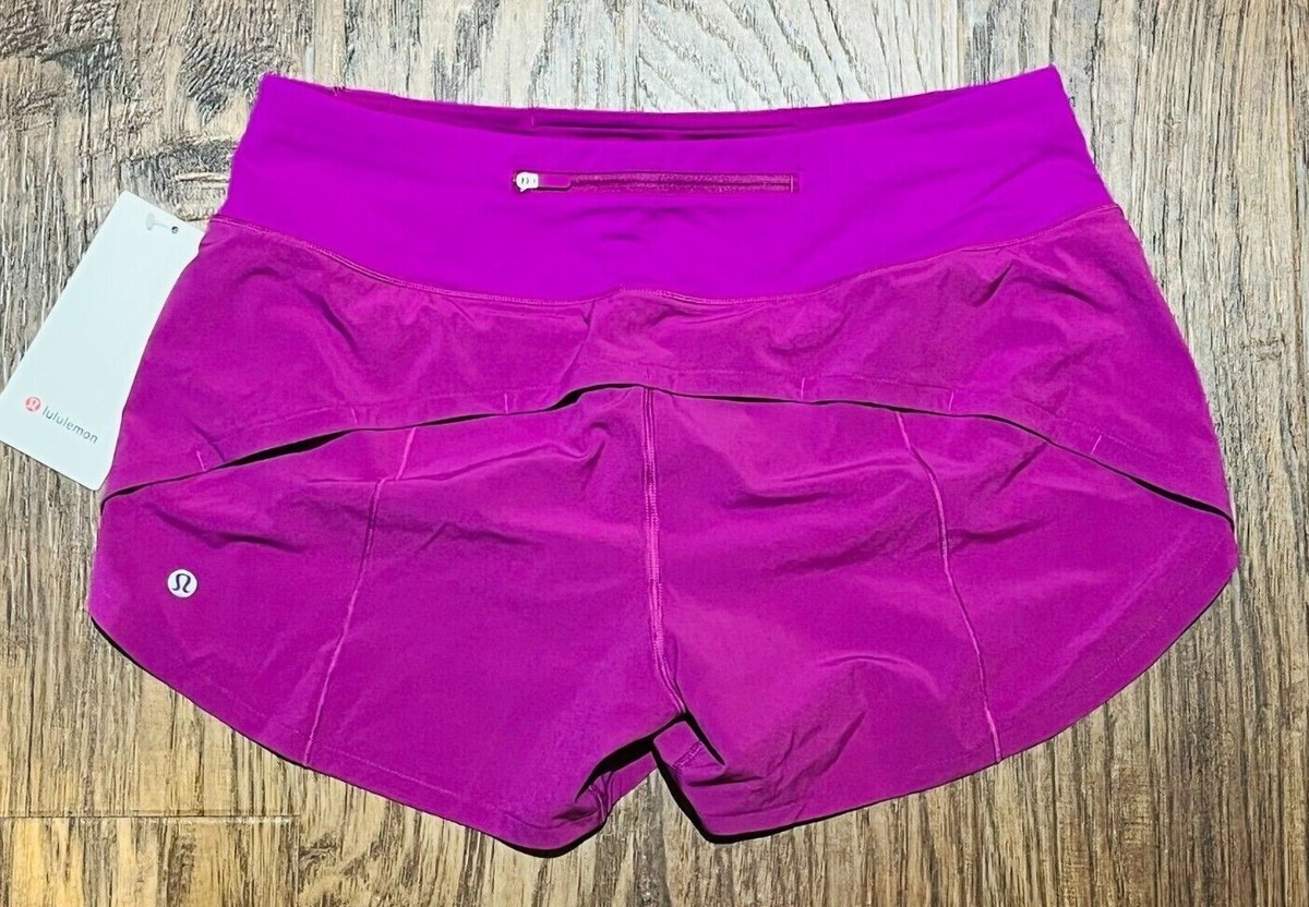 NEW Women Lululemon Speed Up Mid-Rise Lined Short 4