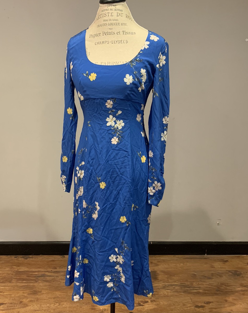 emerald green boho dress Rosalind Midi in Millie Bobby Brown Stuns Color:Blue color as picture TC_ShirtSizeChart 95% Polyester