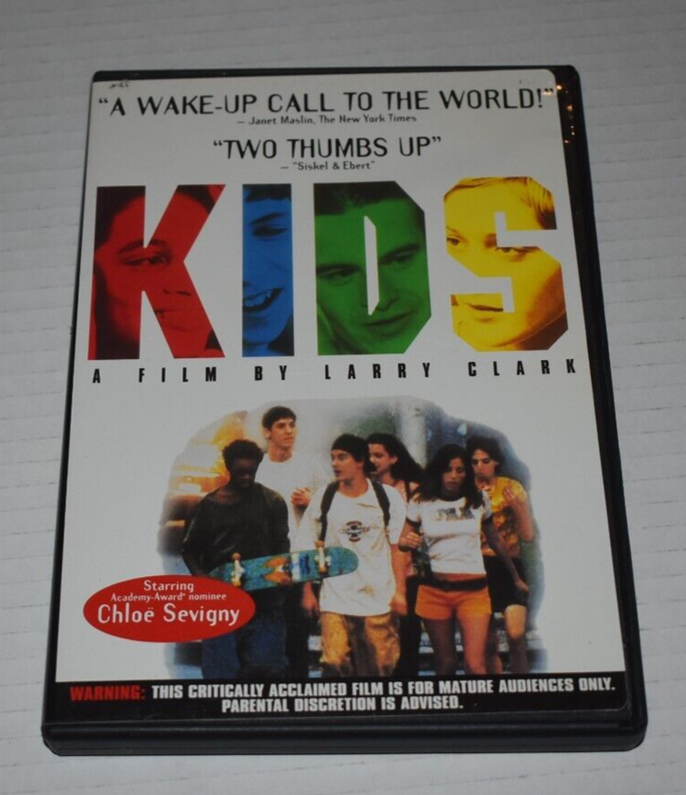 Kids (1995) DVD Letterbox Unrated A Larry Clark Film Chloe Sevigny