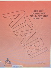 Atari 600xl Field Service Manual Digital