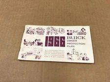 Vintage 1966 Buick Vehicle Owner's Protection Plan