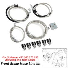 Front Brake Hose Line Kit #705601519 For Can-Am Outlander 450 500 570 800 1000