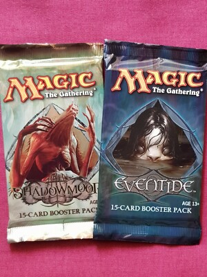 Magic The Gathering SHADOWMOOR CYCLE Boosters SHADOWMOOR EVENTIDE new sealed MTG
