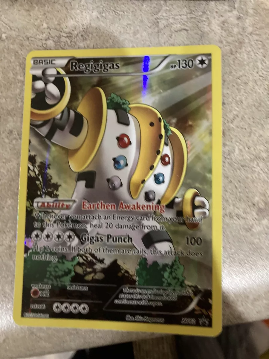 Pokemon XY82 Regigigas HOLO RARE Black Star Promo Card Mint/Near-Mint