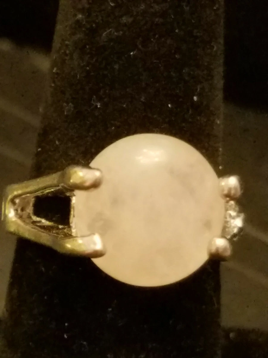 Milky quartz ring sale