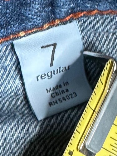 Gap Kids Boys Jeans Size 7 Blue Denim 1969 Original Elastic Adjustable Waist - Picture 7 of 10