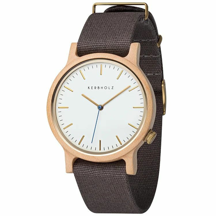 Kerbholz Herrenuhr Kerbholz Fritz Walnuss KERBHOLZ CASPAR HERITAGE