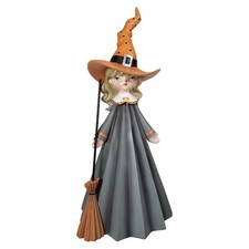 Witch Girl With Broom