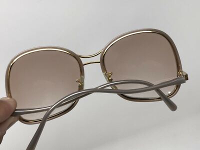 Tura Sunglasses 560 Gold Metal Butterfly Round Sunglasses  display picture 3