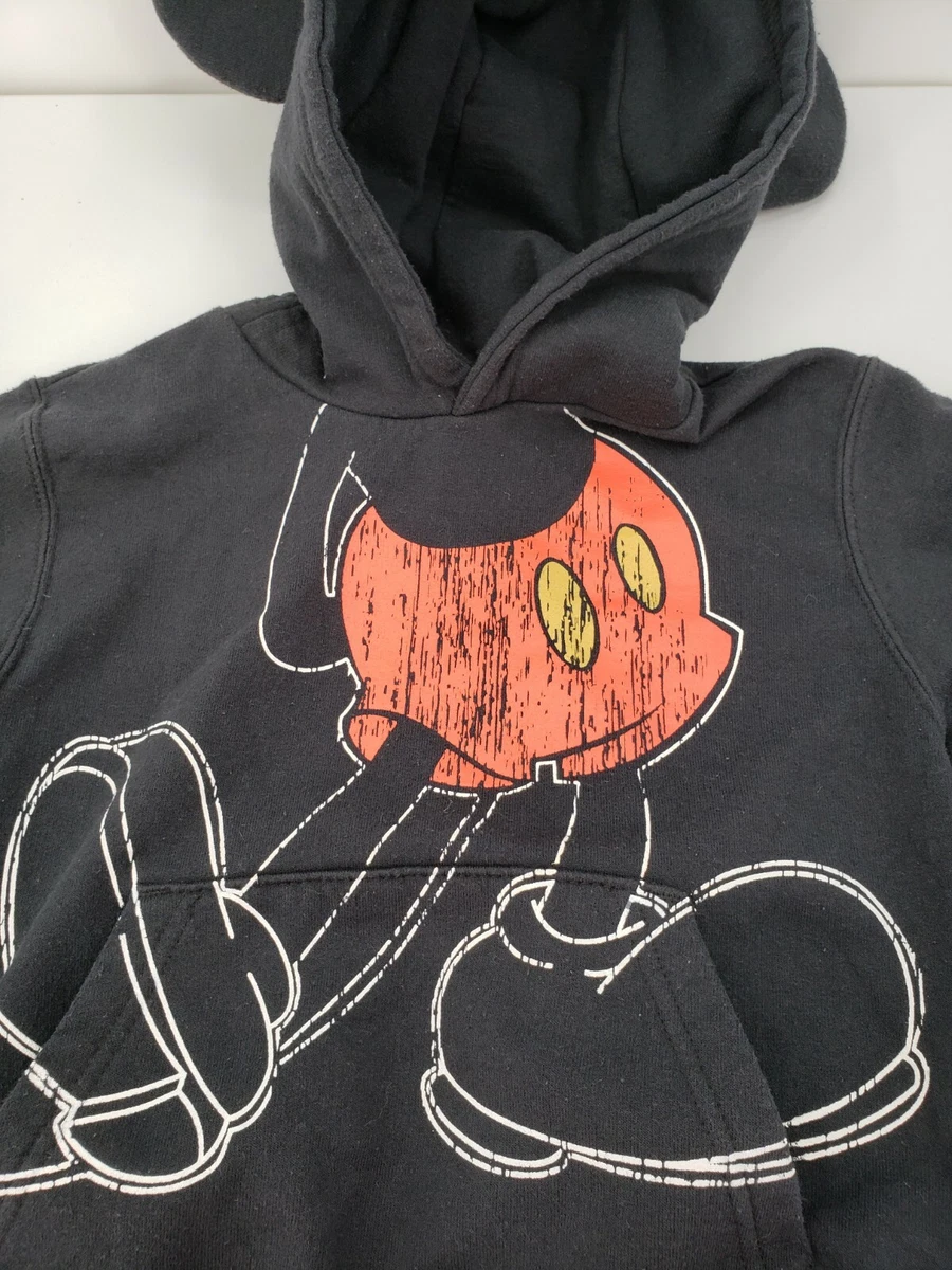 Black mickey mouse best sale hoodie