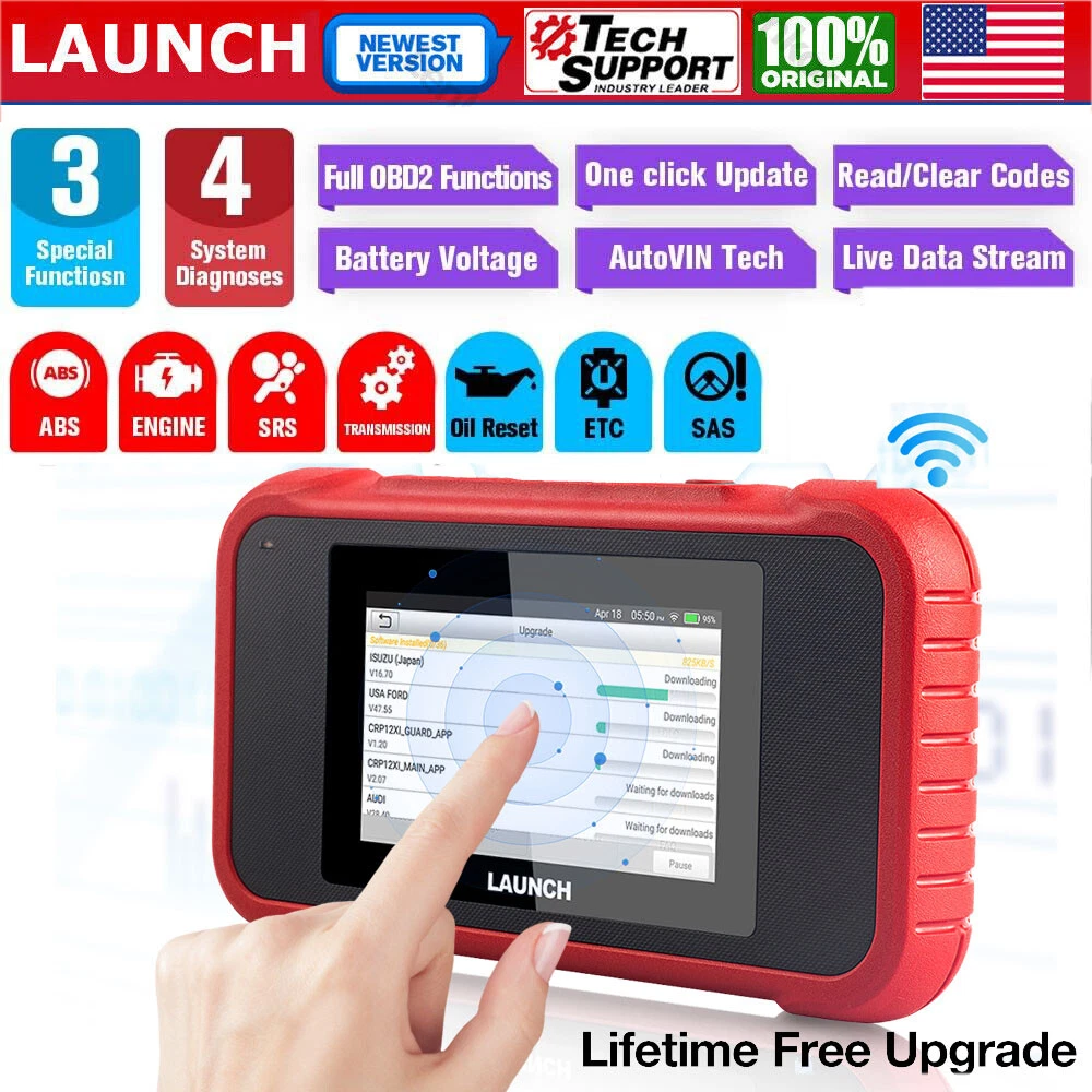 Launch Crp123X OBD2 Code Reader for Engine Transmission ABS SRS Diagnostics with Autovin Service Lifetime Free Update Online - China Car Code Reader, Auto Scanner