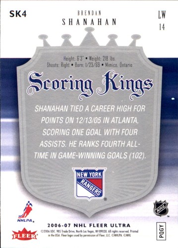 2006-07 Fleer Ultra NHL Hockey SPs RCs Inserts Stars VOUS CHOISISSEZ 🥅🏒 Upper Deck - Photo 237 sur 249