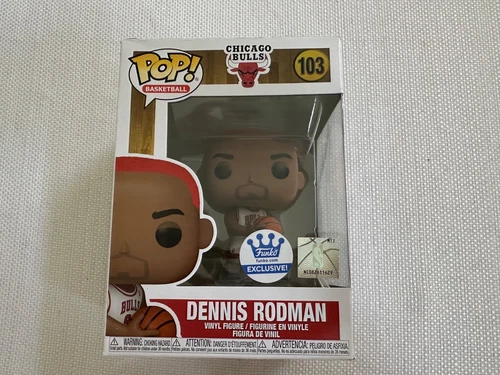 Funko Pop NBA Chicago Bulls "Dennis Rodman" 103 NEW IN BOX Funko Exclusive