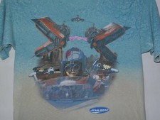 VTG Star Wars EPISODE I THE PHANTOM MENACE ANAKIN SKYWALKER POD RACING TEE L