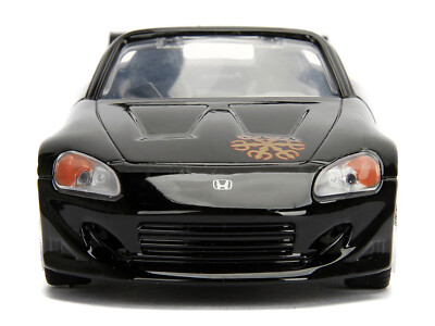 Honda S2000 Convertible Black with Graphics Fast & Furious Movie 1