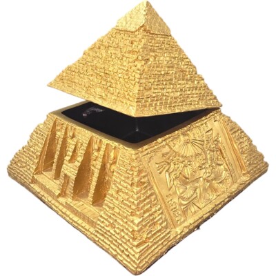 Kleine ägyptische Pyramide 15cm zum öffnen