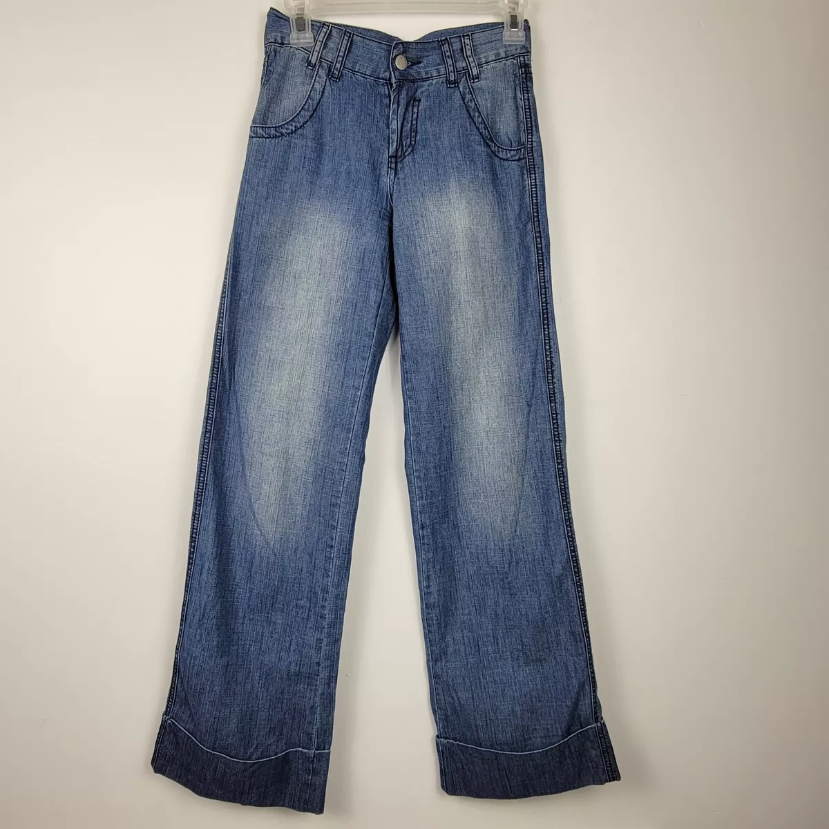 Juniors wide hotsell leg jeans