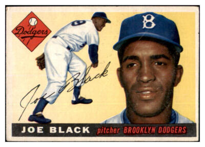 1955 TOPPS #156 JOE BLACK DODGERS GD-VG 467633 (KYCARDS) | eBay