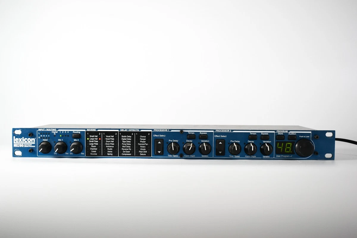 Lexicon MX200 Dual Reverb Effects Processor Rack Unit