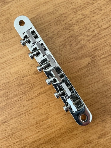 Gibson Historic ABR-1 Non-Wire Tune-O-Matic Bridge (slotted) Nickel