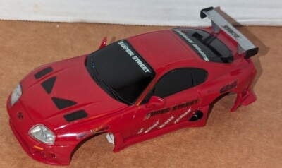 XMODS RC Car Toyota Supra Shell W/ Lights Ground Effects Wing