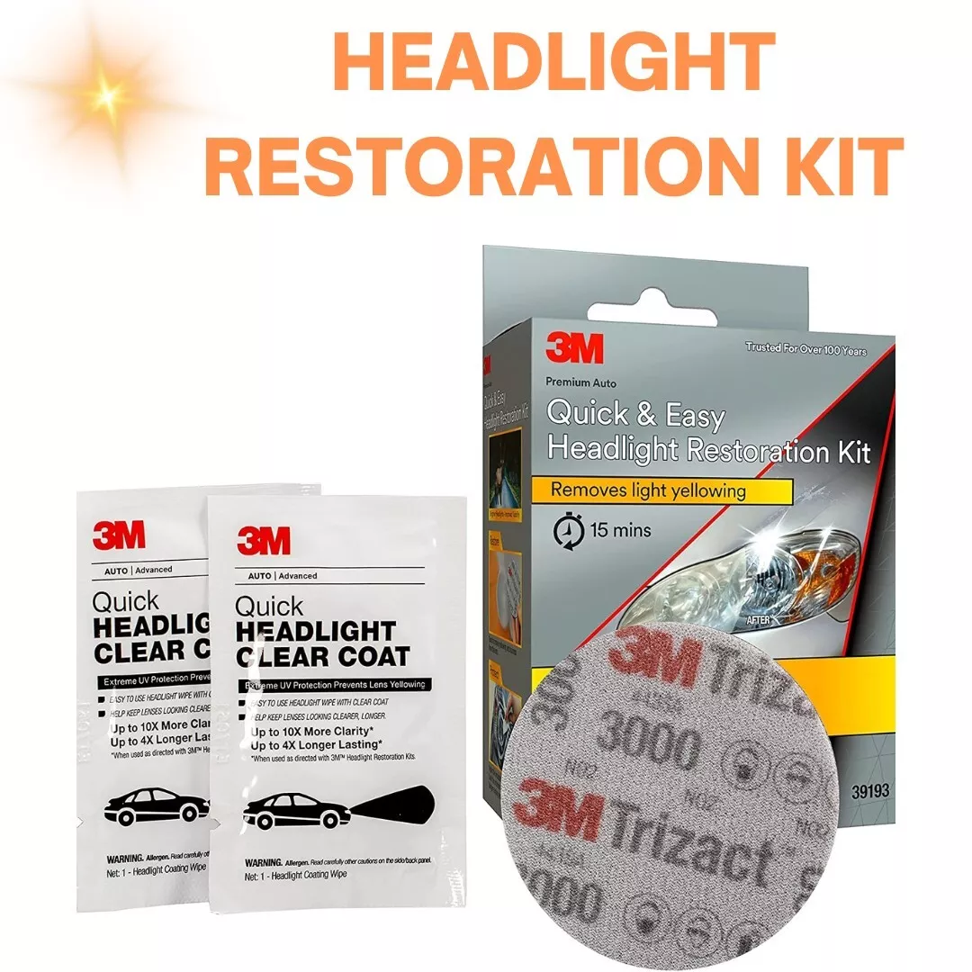 Headlight Lens Restoration Kit 3M