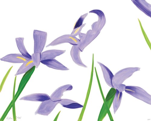 ALEX KATZ 'Purple Irises', 2023 SIGNED Archival Pigment Ink Print Ltd Ed 24"x30" - Picture 4 of 16