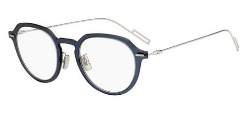 Dior Occhiali da Vista DIORDISAPPEARO1 PJP Blu Rotondi Uomo | eBay