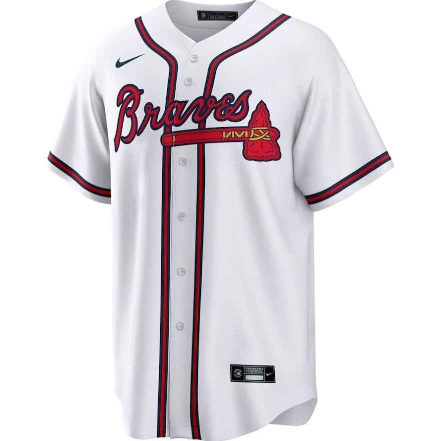 WOMENS Nike Atlanta Braves DANSBY SWANSON Sewn Baseball Jersey WHITE –