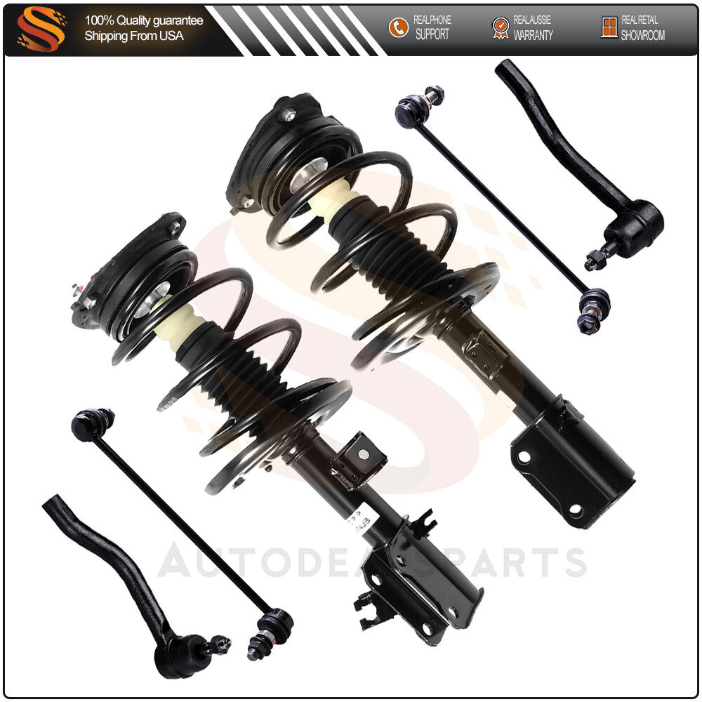 2007-2012 Nissan Altima Front Quick Strut Stabilizer Sway Bar Tie Rod Kit