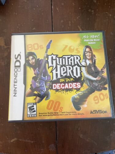 Guitar Hero: On Tour Decades Nintendo DS 70'S 80'S 90'S 2000'S - Zdjęcie 1 z 3