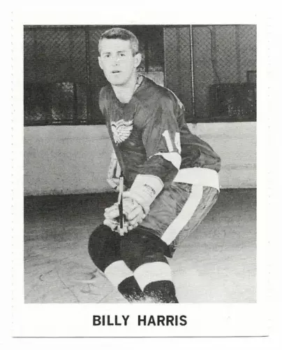 1965-66 Coca-Cola BILLY HARRIS Detroit Red Wings