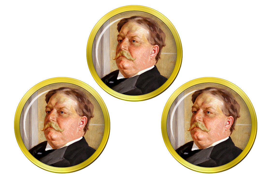 President William Howard Taft Golf Ball Markers