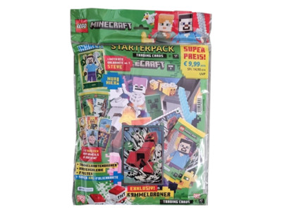 Blue Ocean LEGO Minecraft Trading Cards Serie 1   1x Starterpack